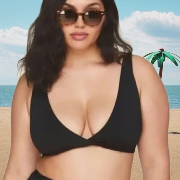 Andie Swim The Belmar Top Black Small - Picture 1 of 8